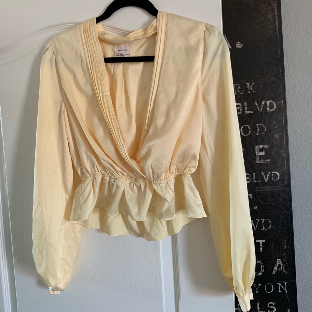 Cream Blouse